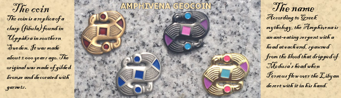 Amphivena geocoin