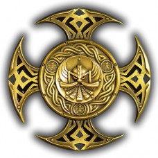 Celtic cross Antique bronze