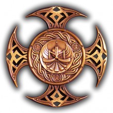 Celtic cross Antique copper