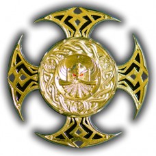 Celtic cross Shiny gold (XLE)
