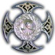 Celtic cross Shiny silver (XLE)