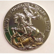 Saint George - Sankt Göran, Nickel + Antique bronze