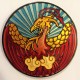 Fire & Ice Phoenix Geocoin - Fire